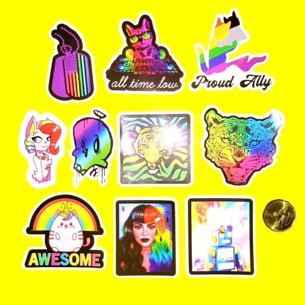 3/$20 Brand New 10x Waterproof Funny Graphic stickers #10